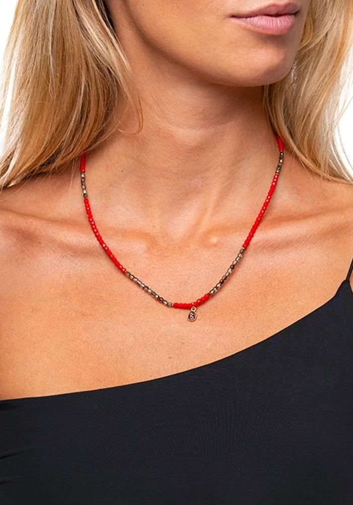 Bracelet 3 Tours Juillet 3 Rubis - Têtes Blondes