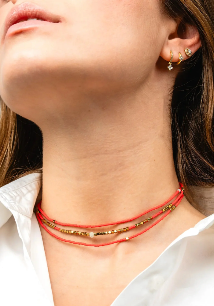 Bracelet 6 Tours Ou Sautoir Colette Slim - Têtes Blondes