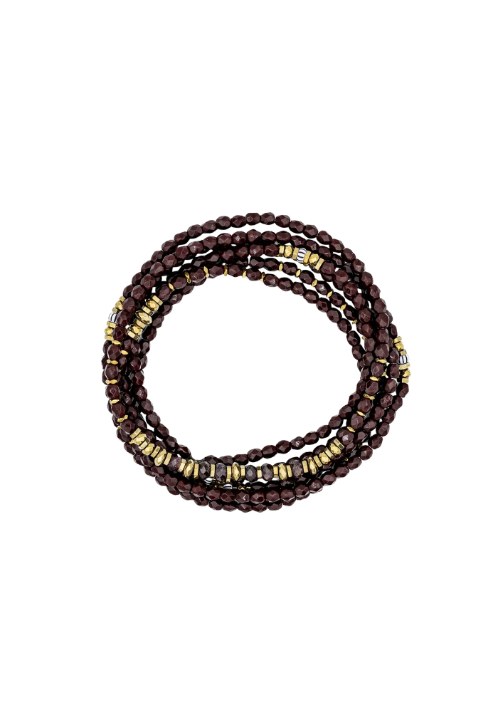 Bracelet 6 Tours ou Collier Blondie - Têtes Blondes