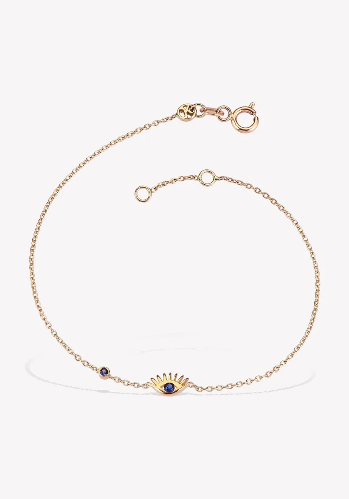 Bracelet Evil Eye Saphirs - Kismet By Milka