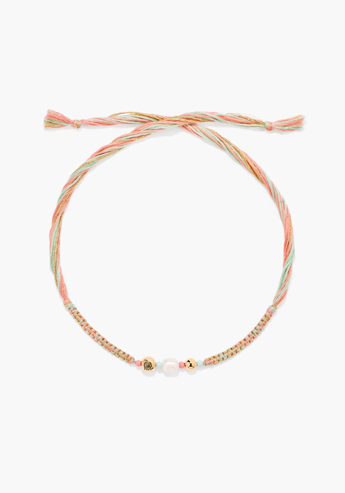 Bracelet Honolulu Acqua Rose - Aurélie Bidermann