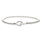 Big Silver Bass String Hook Bracelet