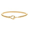 Gold Plated Big Bass String Hook Bracelet
