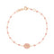 Bracelet Madone Résinée Or Rose Et Résines Blush 17cm