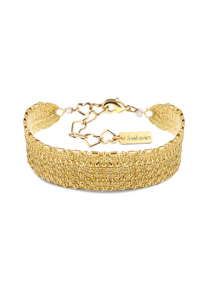 Bracelet Nora Gold - Semi Lunaire