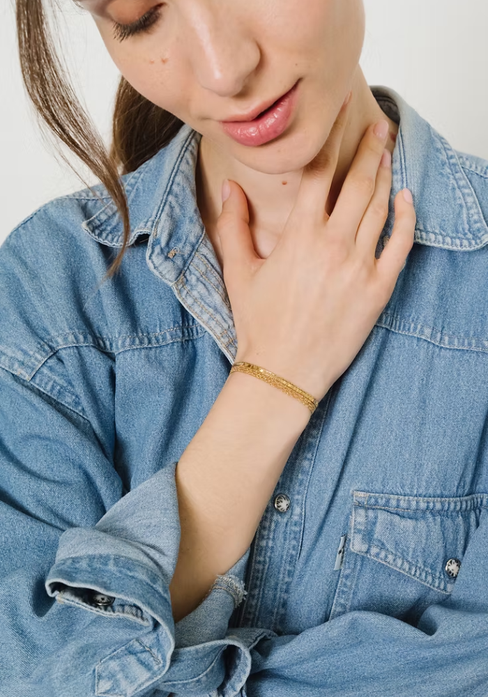 Bracelet Nour Gold - Semi Lunaire