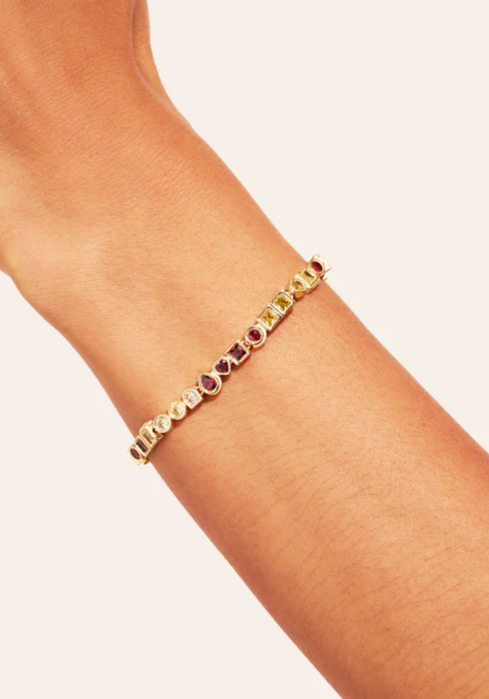 Bracelet Rivière Grenat - Be Maad