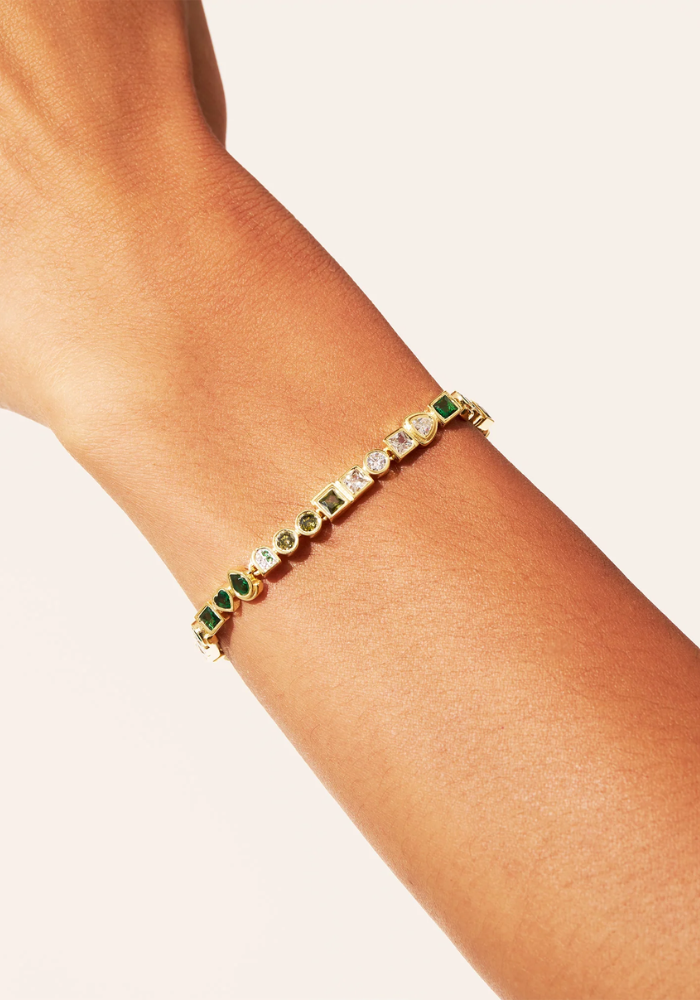 Bracelet Rivière Vert - Be Maad