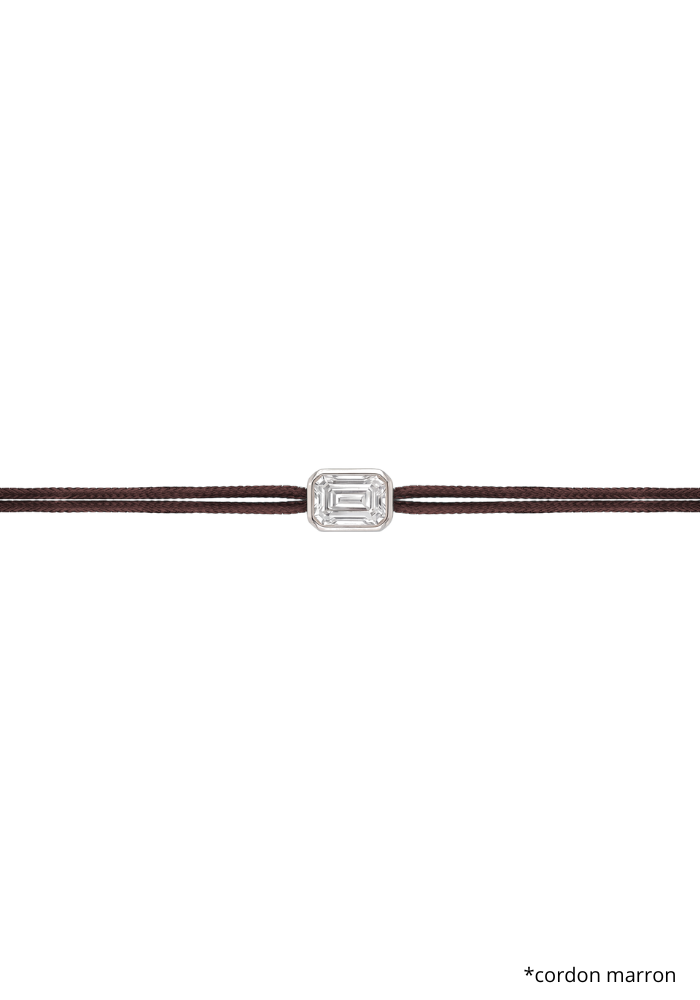 Bracelet The Shapy Shine Argenté Émeraude - Love Lab