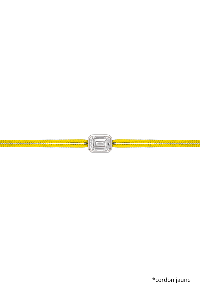Bracelet The Shapy Shine Argenté Émeraude - Love Lab