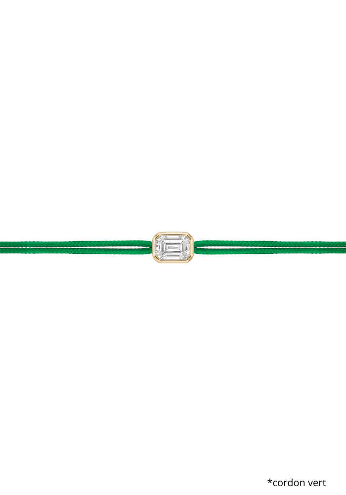 Bracelet The Shapy Shine Doré Émeraude 0.30ct - Love Lab