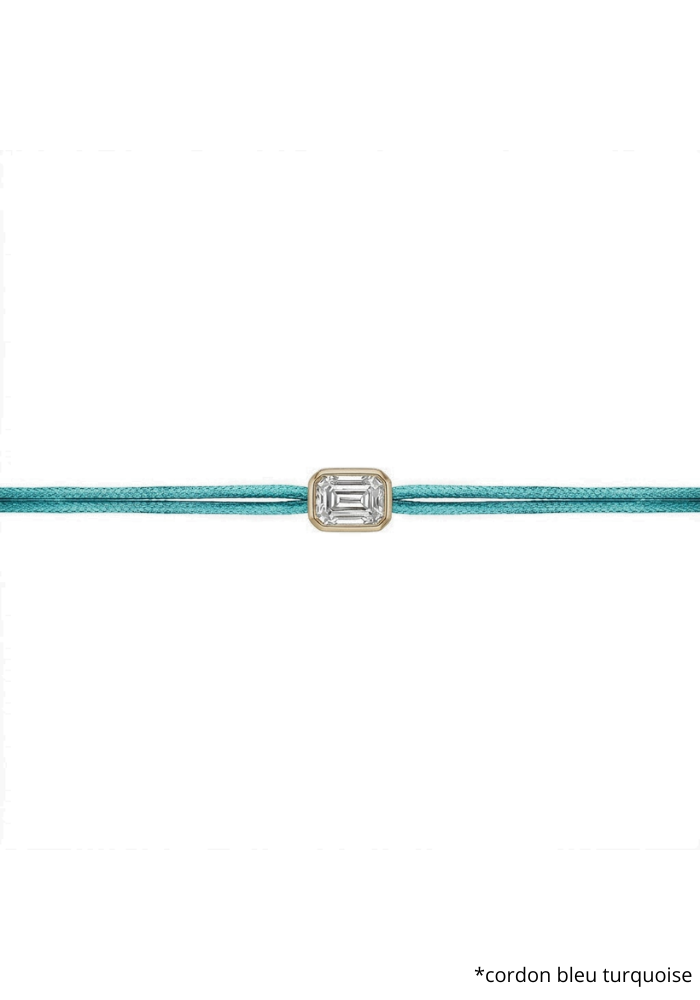 Bracelet The Shapy Shine Doré Émeraude 0.30ct - Love Lab