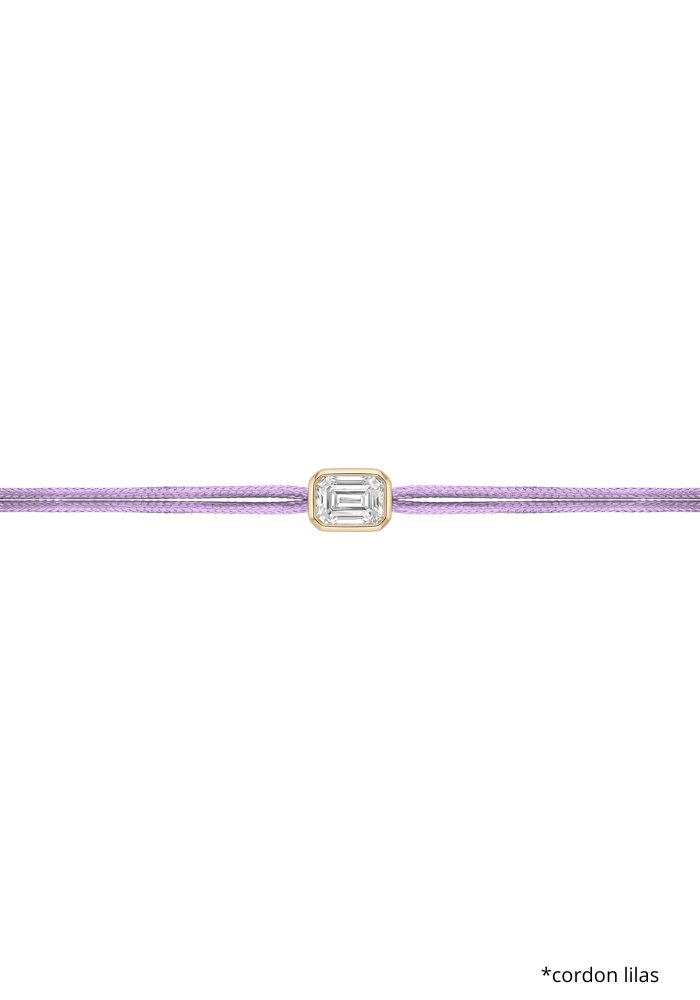 Bracelet The Shapy Shine Doré Émeraude 0.30ct - Love Lab