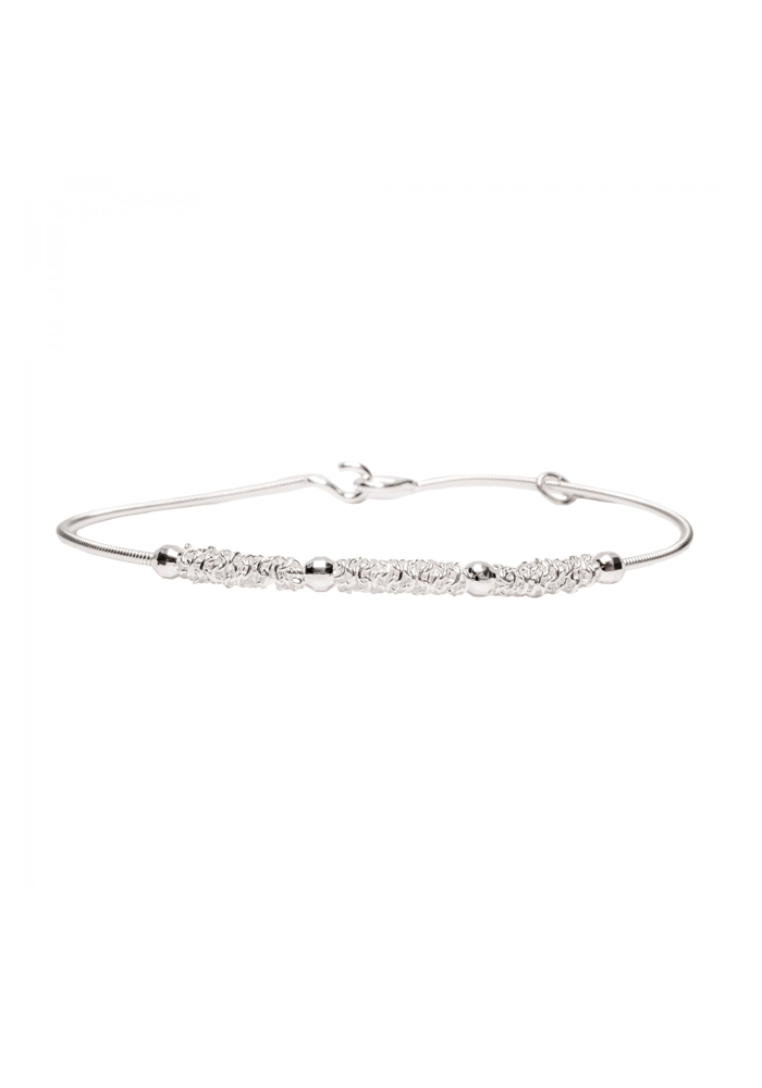 Bracelet Corde De Guitare Chaine Et Perles Diamantées - Sing A Song