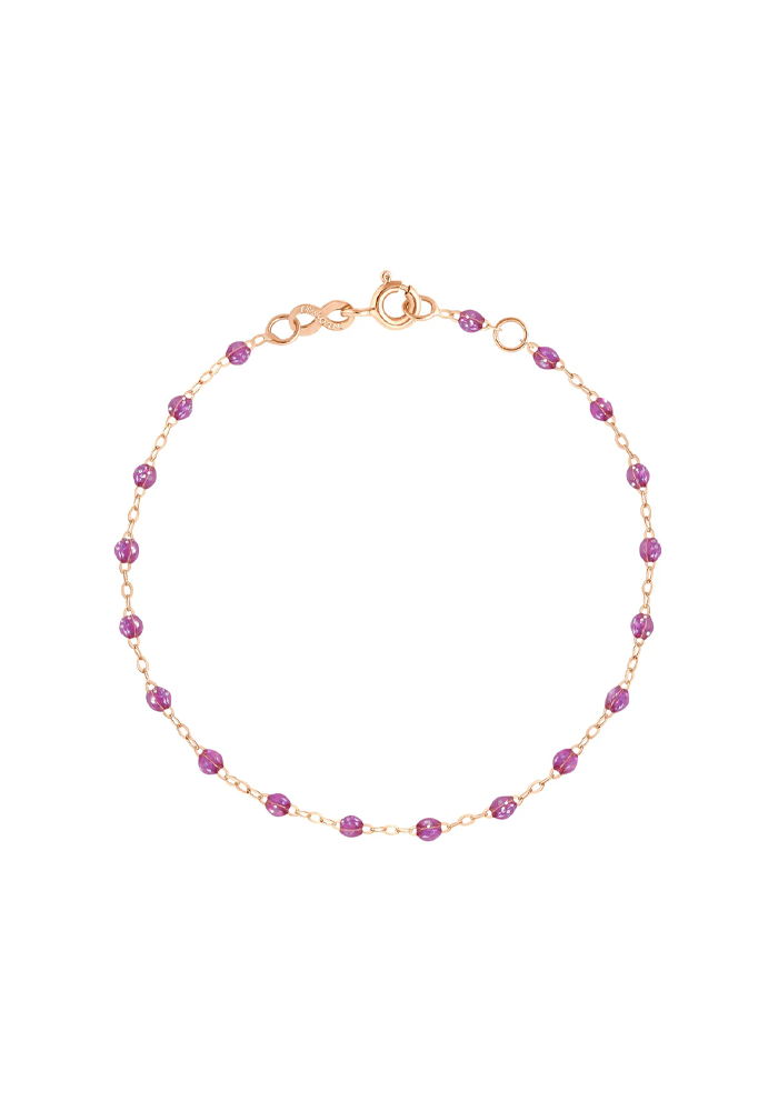 Bracelet Classique Gigi Or Rose Et Résines Galaxy 15cm - Gigi Clozeau