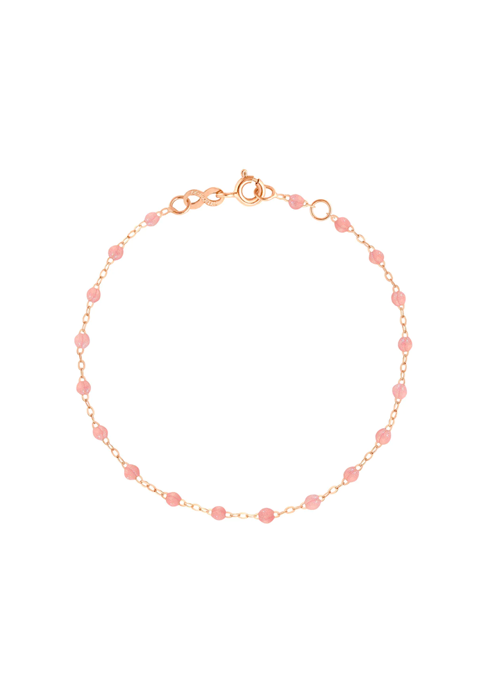 Bracelet Classique Gigi Or Rose Et Résines Blush 15cm - Gigi Clozeau