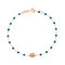 Madonna Bracelet Rose Gold and Jungle Resins 17cm