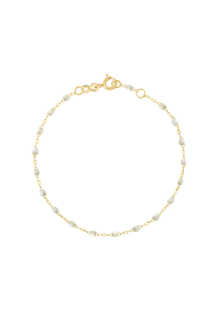Pulsera Gigi Classic Oro Amarillo y Resinas Opal 15cm