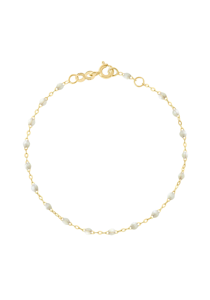 Bracelet Classique Gigi Or Jaune Et Résines Opale 17cm - Gigi Clozeau