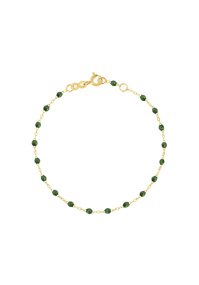 Bracelet Classique Gigi Or Jaune Et Résines Scarabée 15cm - Gigi Clozeau