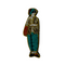 Broche Bonhomme En Fils Métalliques Turquoise