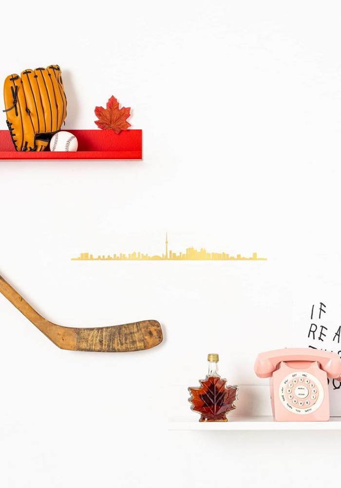 Skyline Toronto 50 cm Gold - The Line