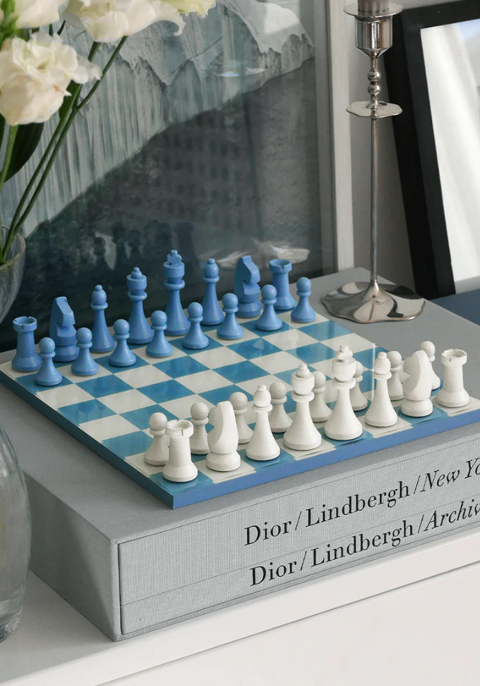 Jeu D'Échec Chess Classic Dusty Blue - Printworks