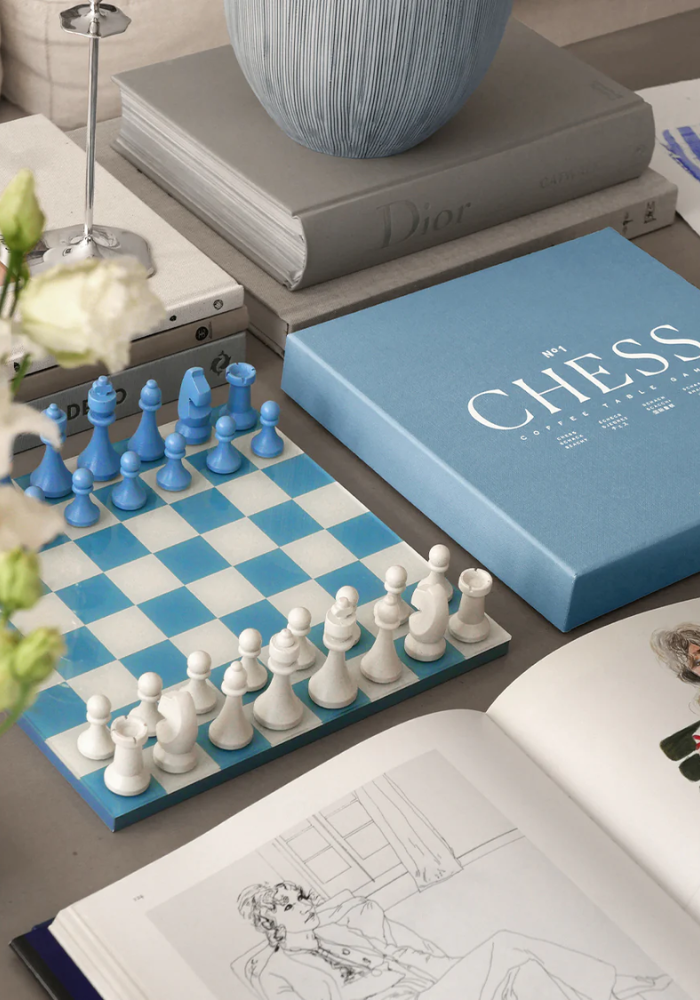 Jeu D'Échec Chess Classic Dusty Blue - Printworks