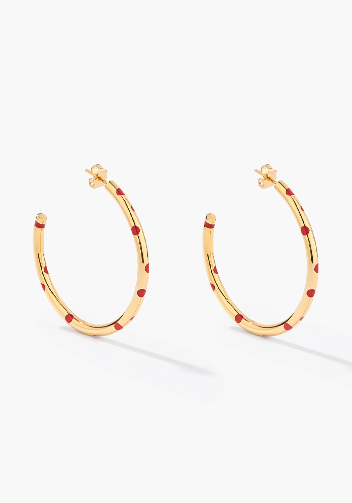 Boucles D'Oreilles Positano À Pois - Aurélie Bidermann