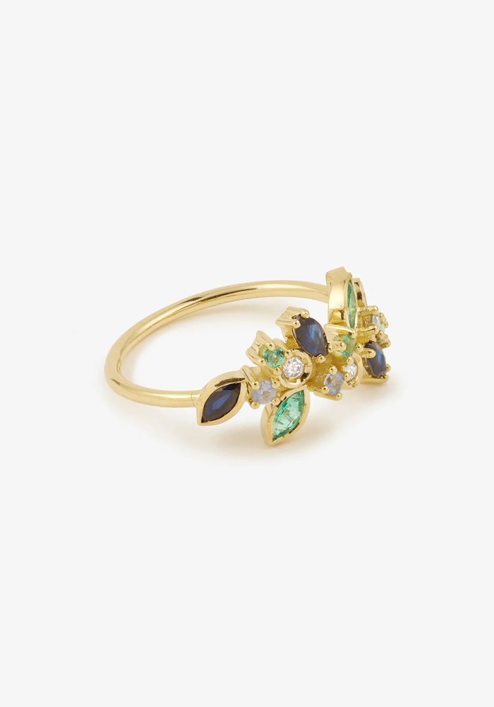 Bague Camelia 1 Peacock - Sophie D'Agon