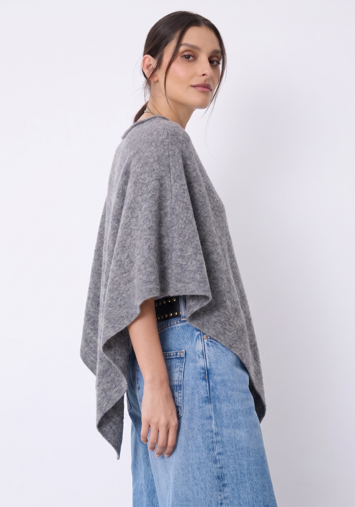 Cape Cachemire Auguste Gris Chiné - Notshy