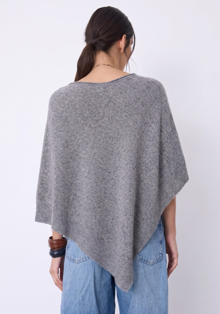 Cape Cachemire Auguste Gris Chiné - Notshy