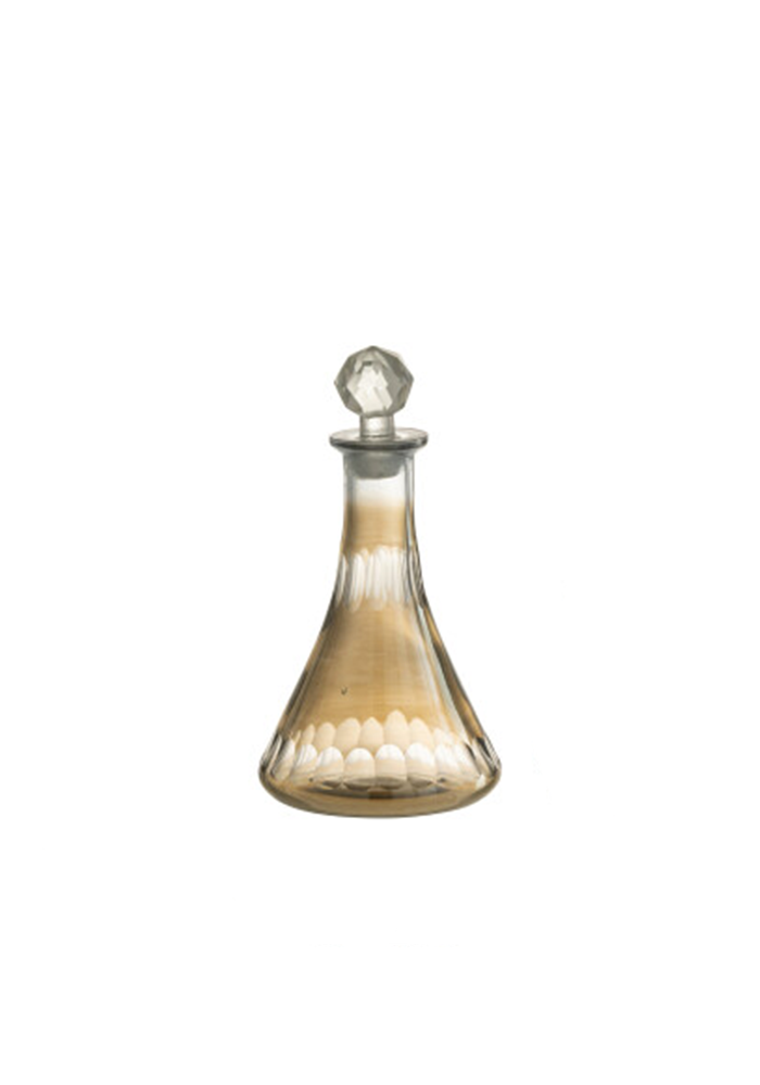 Carafe Ciselée Verre Fumé - Blush Sélection Décoration