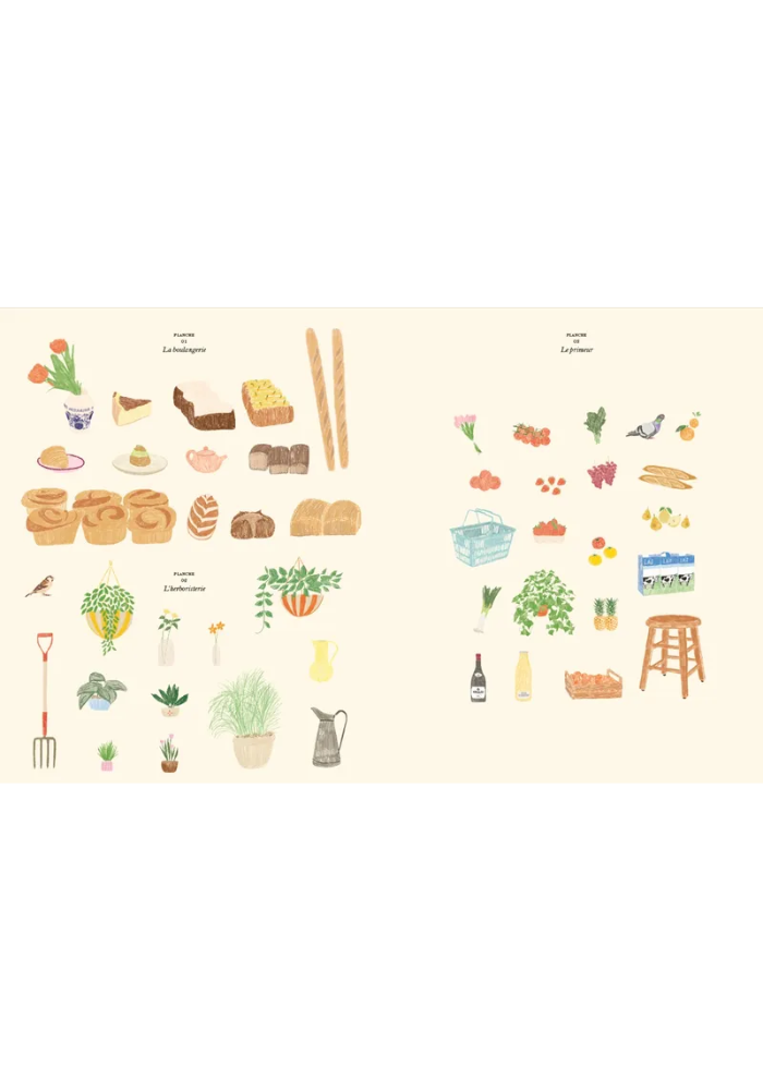 Livre De Coloriage Et Stickers Le Marché - Maison D'Édition