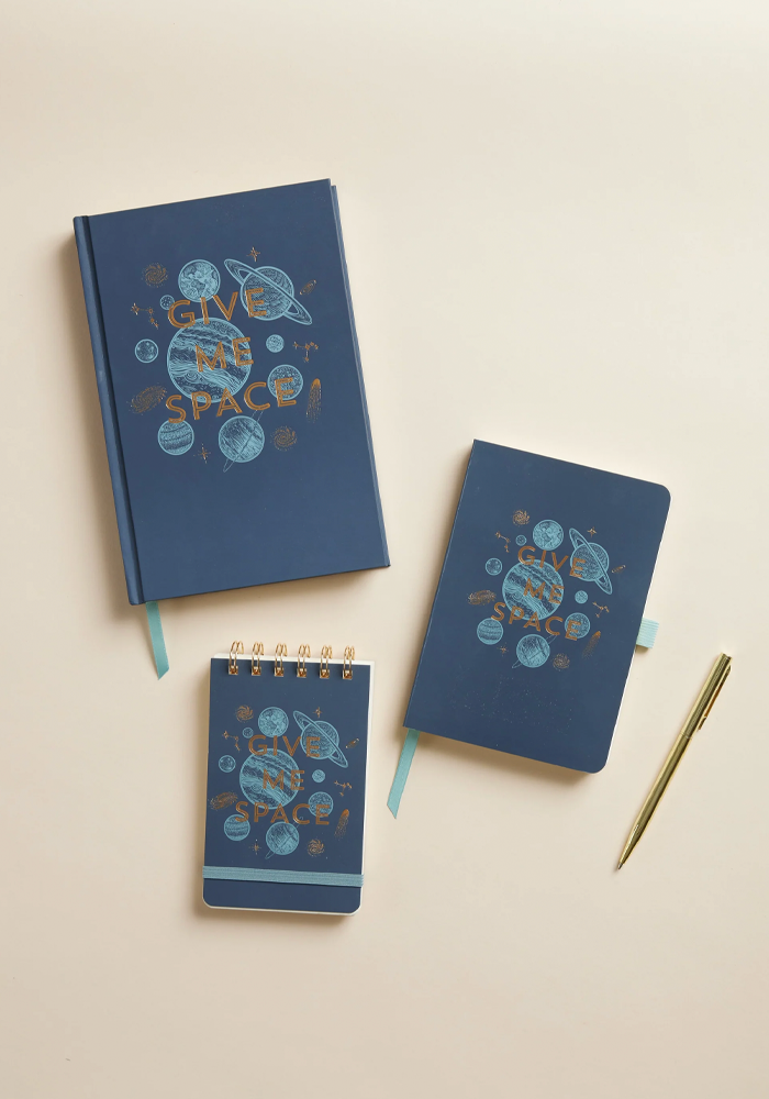 Carnet Give Me Space Bleu - Blush Sélection Décoration