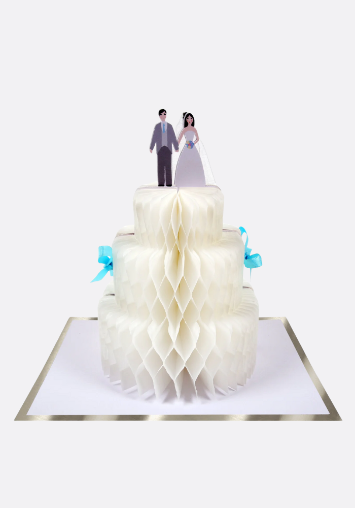 Carte De Mariage En Forme De Gâteau 3D - Meri Meri