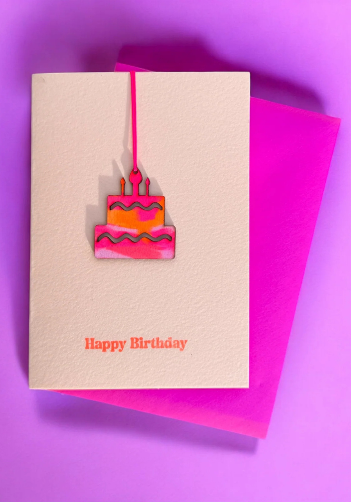Carte Happy Birthday Cake