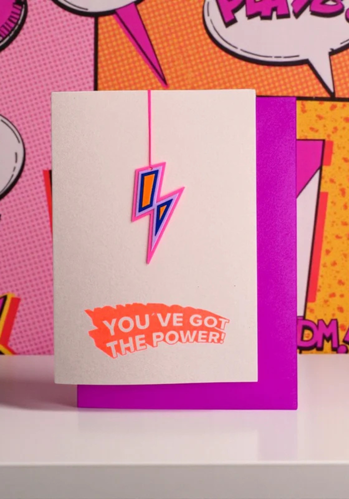 Carte You've Got The Power Magenta