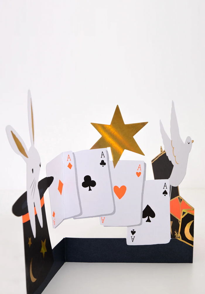 Carte d'Anniversaire Magicien En Accordéon - Meri Meri