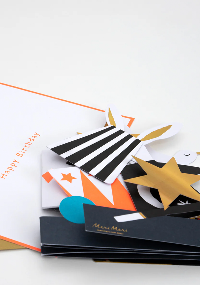 Carte d'Anniversaire Magicien En Accordéon - Meri Meri