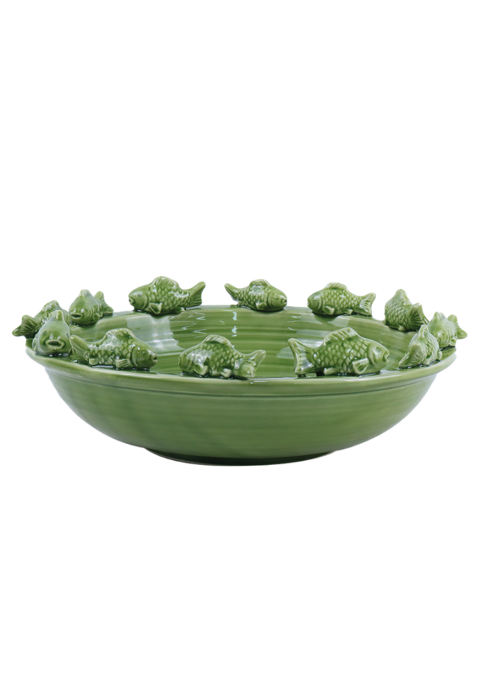 Centre De Table Poisson Vert - Opjet