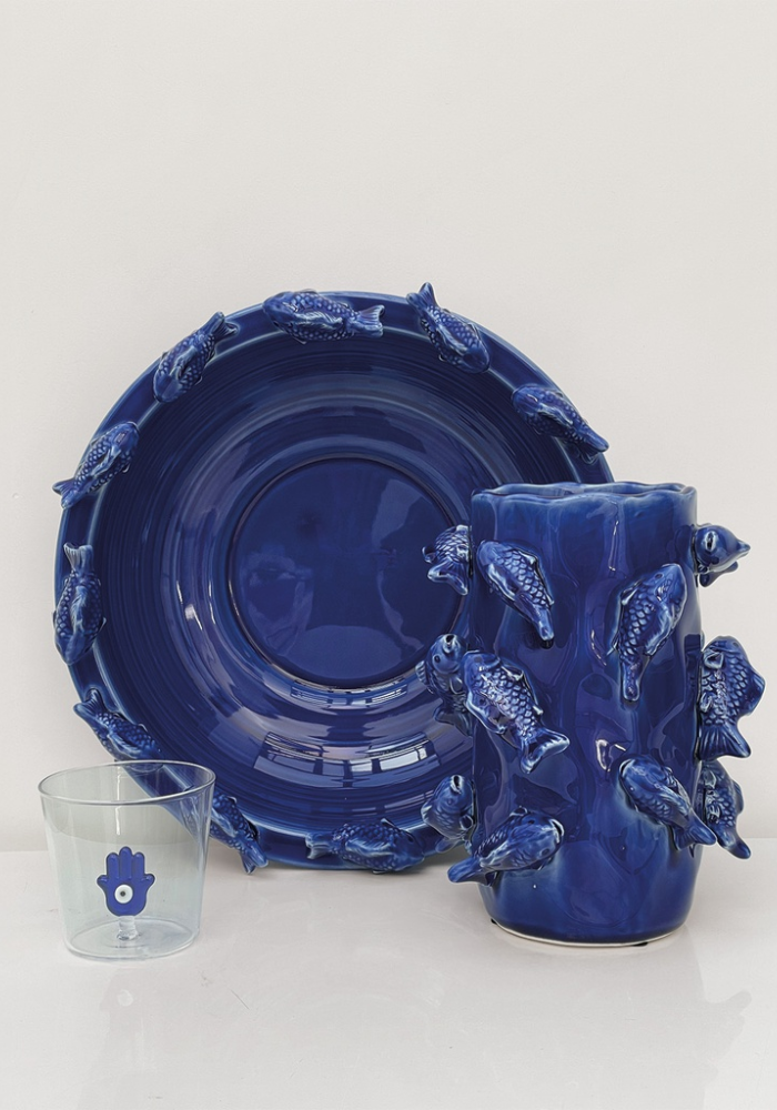 Saladier Poisson Bleu - Sélectionné par Blush