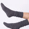 Chaussettes Cachemire Irene Gris Chiné Foncé