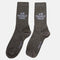 Chaussettes Je Ne Travaille Pas Ici Pailletées Noir