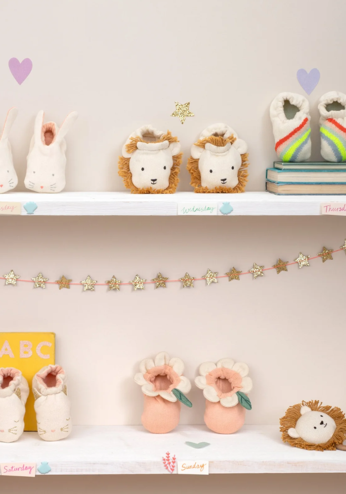 Chaussons Bébé Arc-en-Ciel 0/6 Mois - Meri Meri