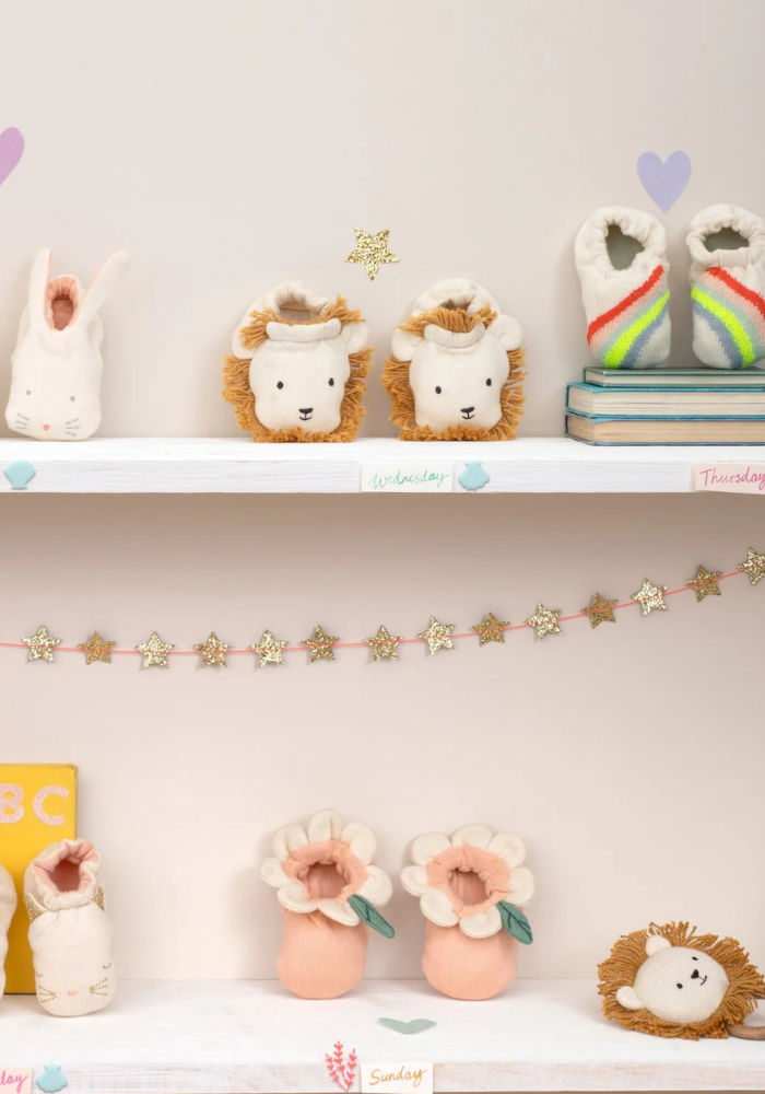 Chaussons Pour Bébé Lion 0/6 Mois - Meri Meri