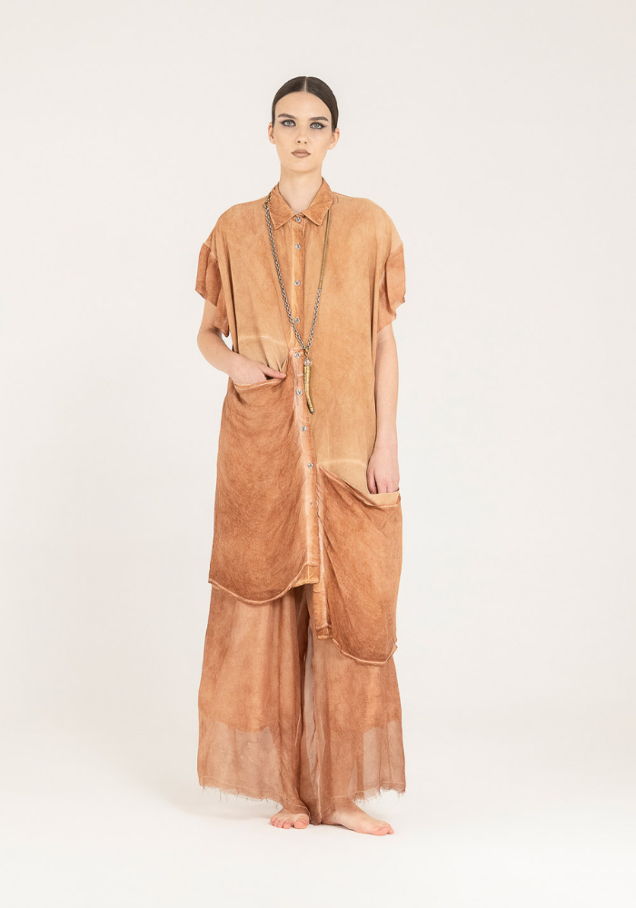 Chemise Asymétrique Starfish Orange - Sélectionné par Blush