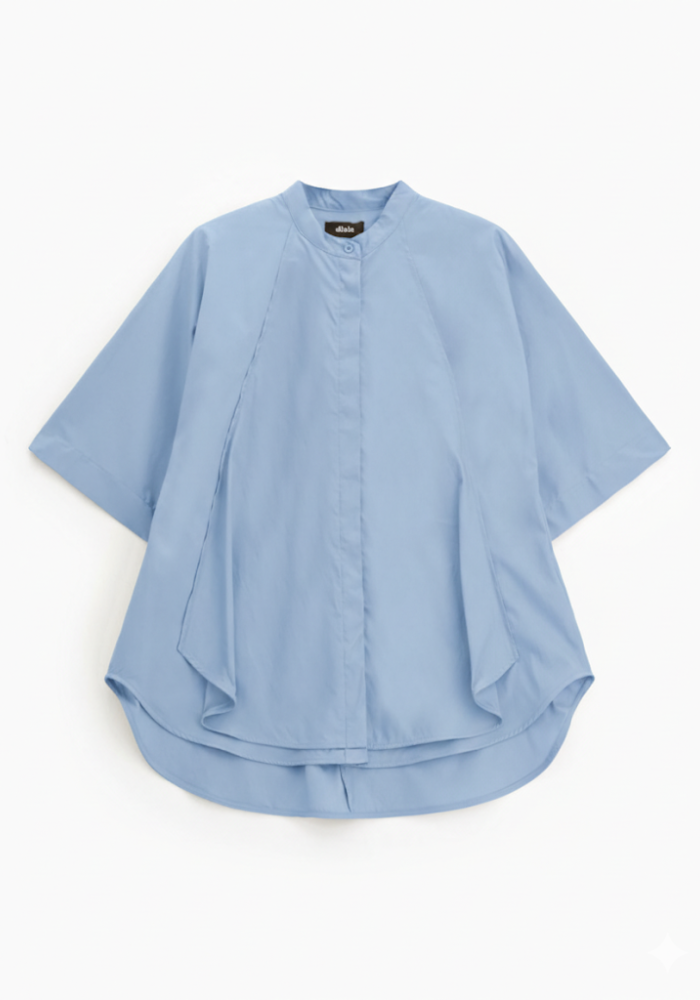 Chemise Col Mao Azur - Dixie