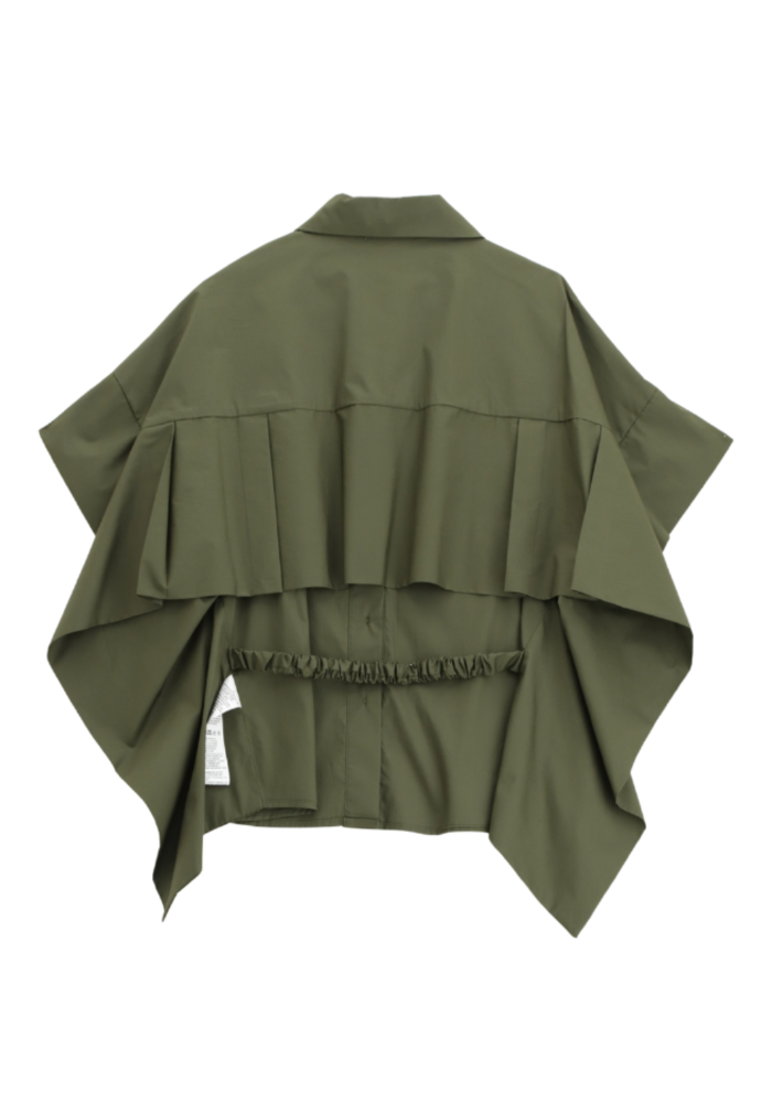 Chemise Manches Courtes Oversized Vert - Dixie