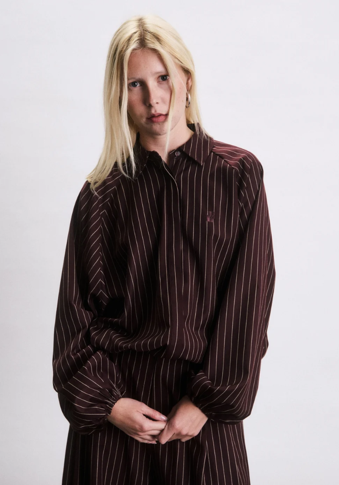 Chemise Omar Bordeaux